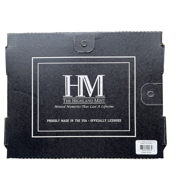 VTG ST LOUIS BLUES MINT COIN FRAMED STADIUM PHOTO & COIN by HIGHLAND MINT – NEW - Picture 5 of 5